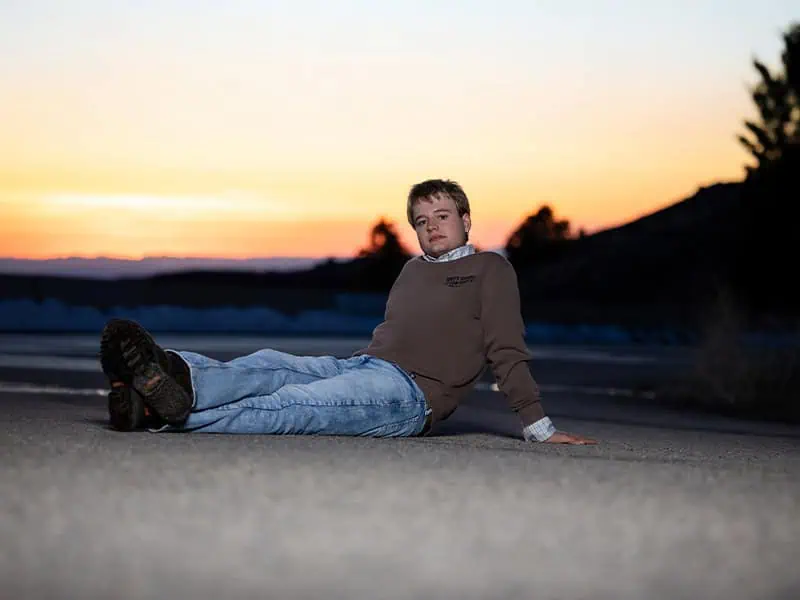 Individual sports portrait volleyball