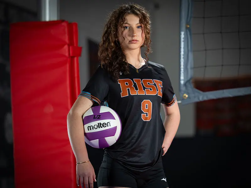 Youth volleyball team photo Idaho
